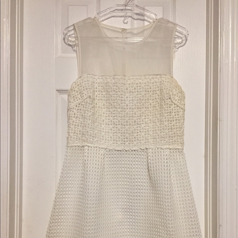 French Connection white dress. Size 6